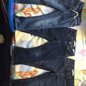 Three pairs of jeans for toddlers
